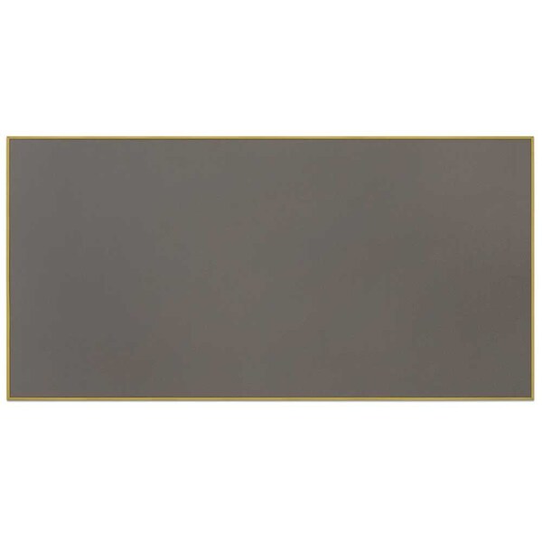 Corkboard, Fabric, 2 Door, Satin/Gry, 60x36"